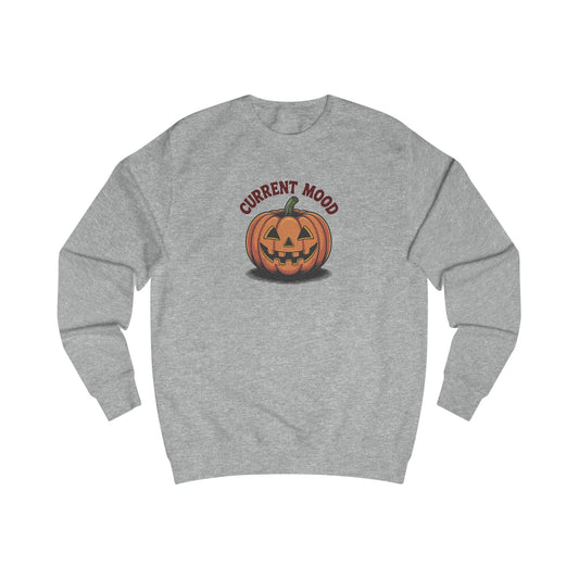 Current Mood (Vintage Jack) — Retro Halloween Sweatshirt (Light)
