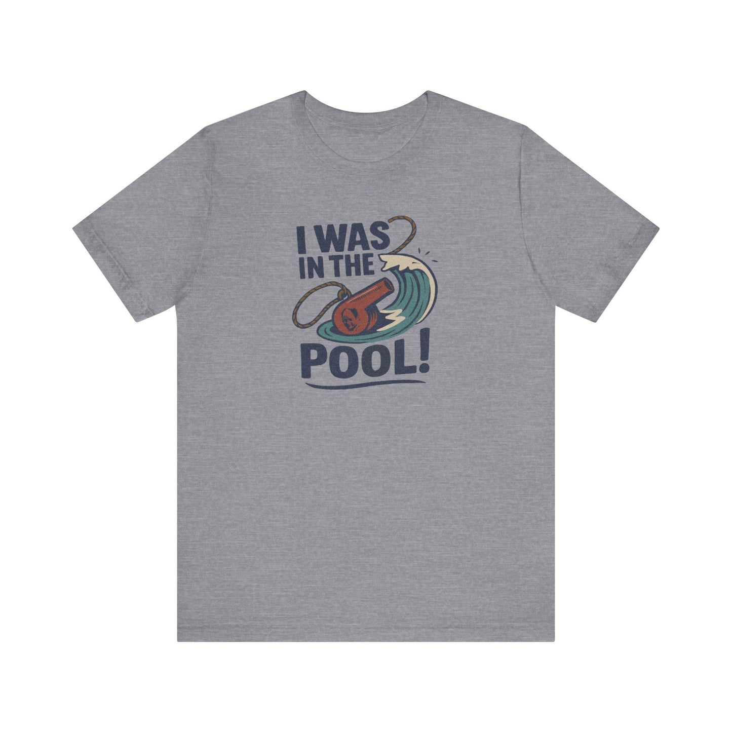 I Was in the Pool! — George Costanza Shrinkage Retro Tee (Light)