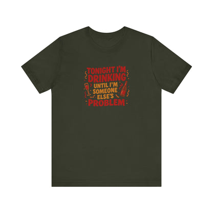 The Problem is Coming From Inside the Bar — Retro Tee (Dark)