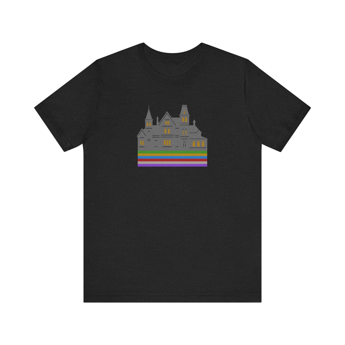 Welcome to Hill House (Off Route 41) — Clue Retro Tee (Dark)