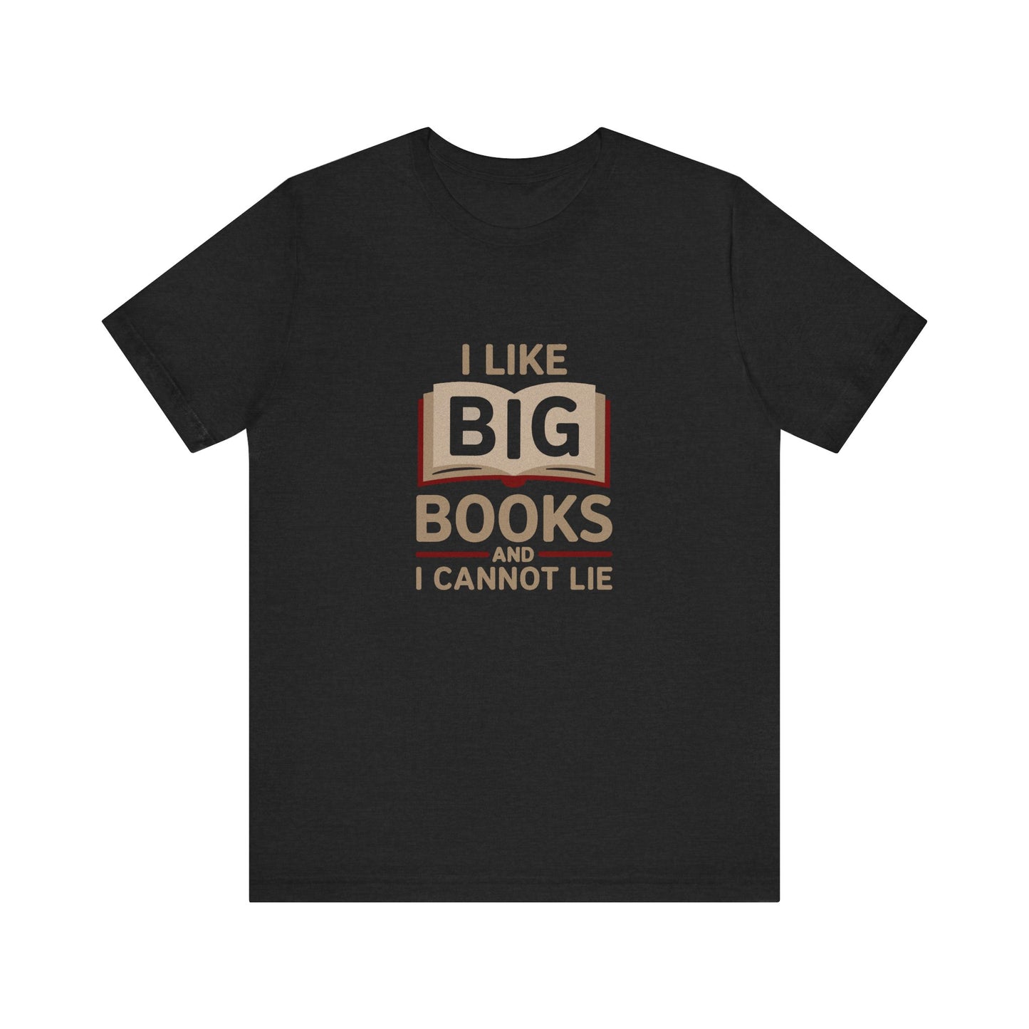 I Like Big Books and I Cannot Lie — Bibliophile Retro Tee (Dark)