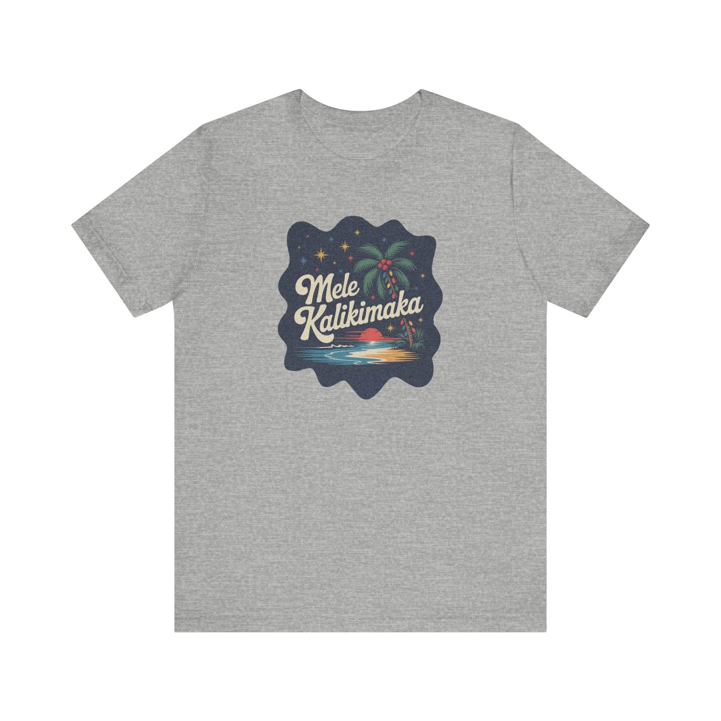 Mele Kalikimaka — Retro Hawaiian Christmas Tee (Light)