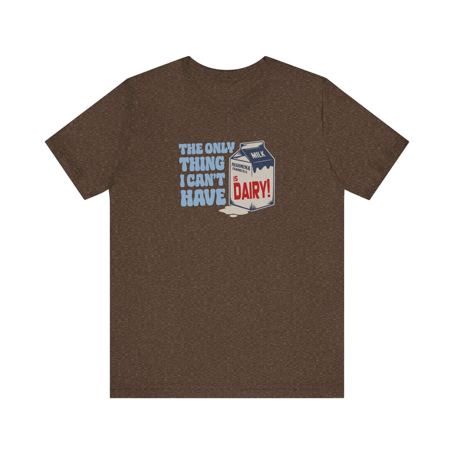 Can’t Have Dairy — Friends Jill Green Retro Tee (Dark)