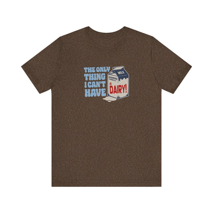 Can’t Have Dairy — Friends Jill Green Retro Tee (Dark)