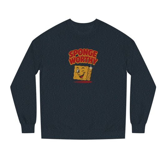 Spongeworthy — Seinfeld Retro Cartoon Sweatshirt (Dark)