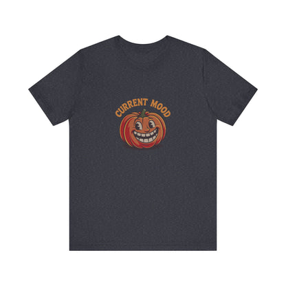 Current Mood (Toothy Jack) — Retro Halloween Tee (Dark)