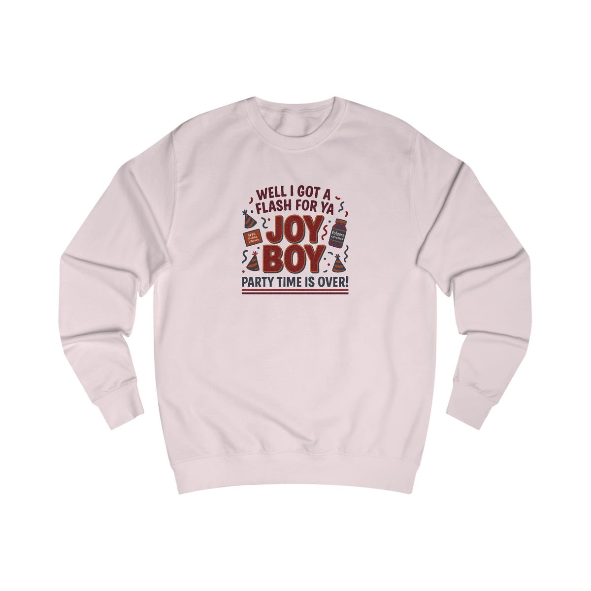 Joy Boy — Seinfeld Library Investigator Retro Sweatshirt (Light)