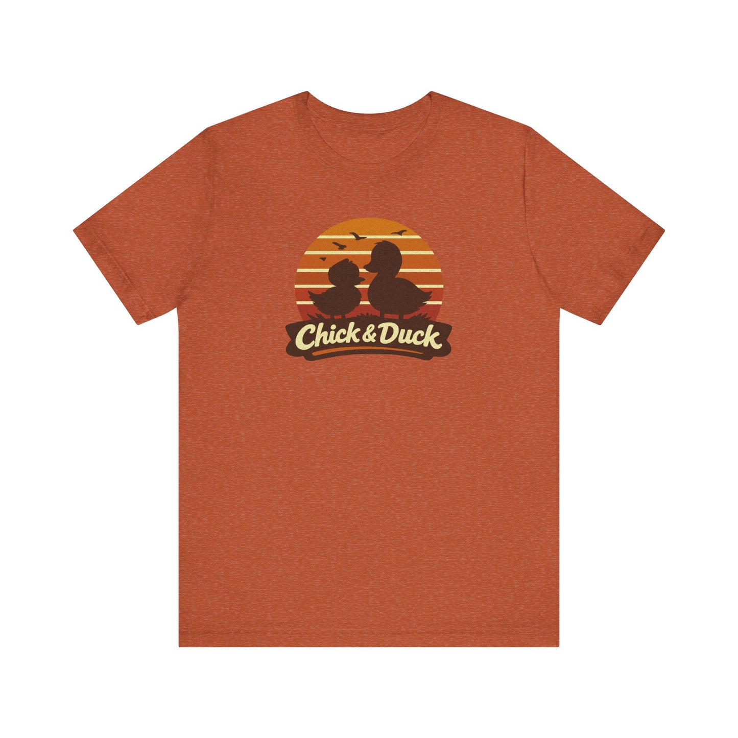 The Chick and the Duck — Friends Retro Tee (Light)