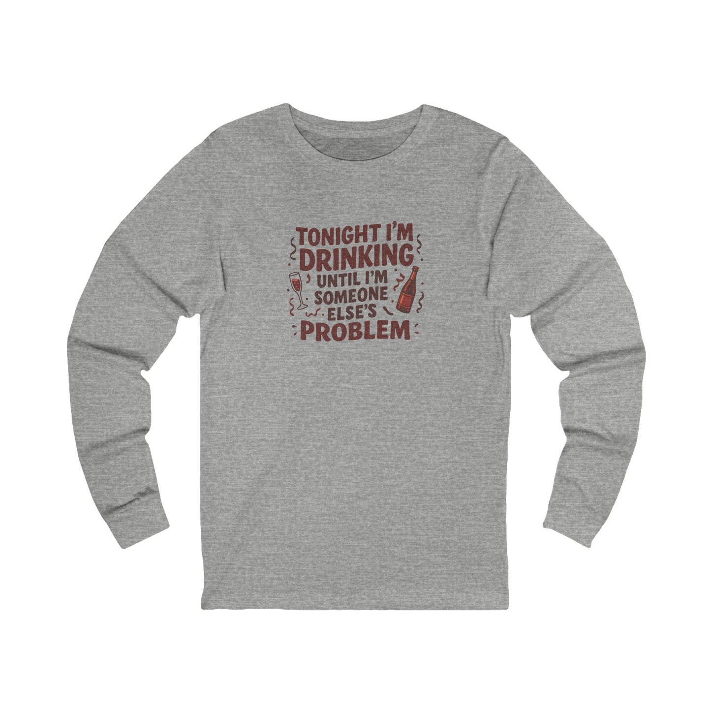 The Problem is Coming From Inside the Bar — Retro Long Sleeve (Light)