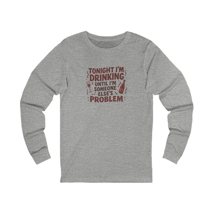 The Problem is Coming From Inside the Bar — Retro Long Sleeve (Light)