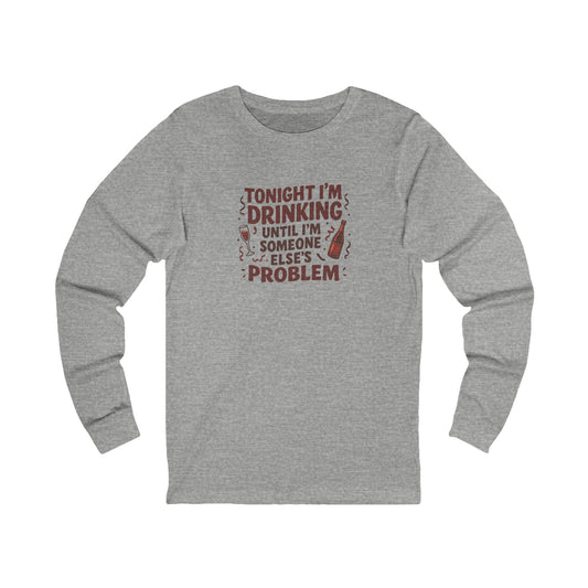 The Problem is Coming From Inside the Bar — Retro Long Sleeve (Light)