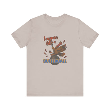 Like a Butterball — Miley Cyrus Thanksgiving Parody Retro Tee (Light)