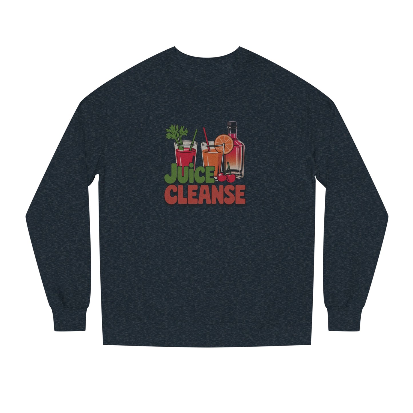 Juice Cleanse Liquid Diet — Boozy Brunch Retro Sweatshirt (Dark)