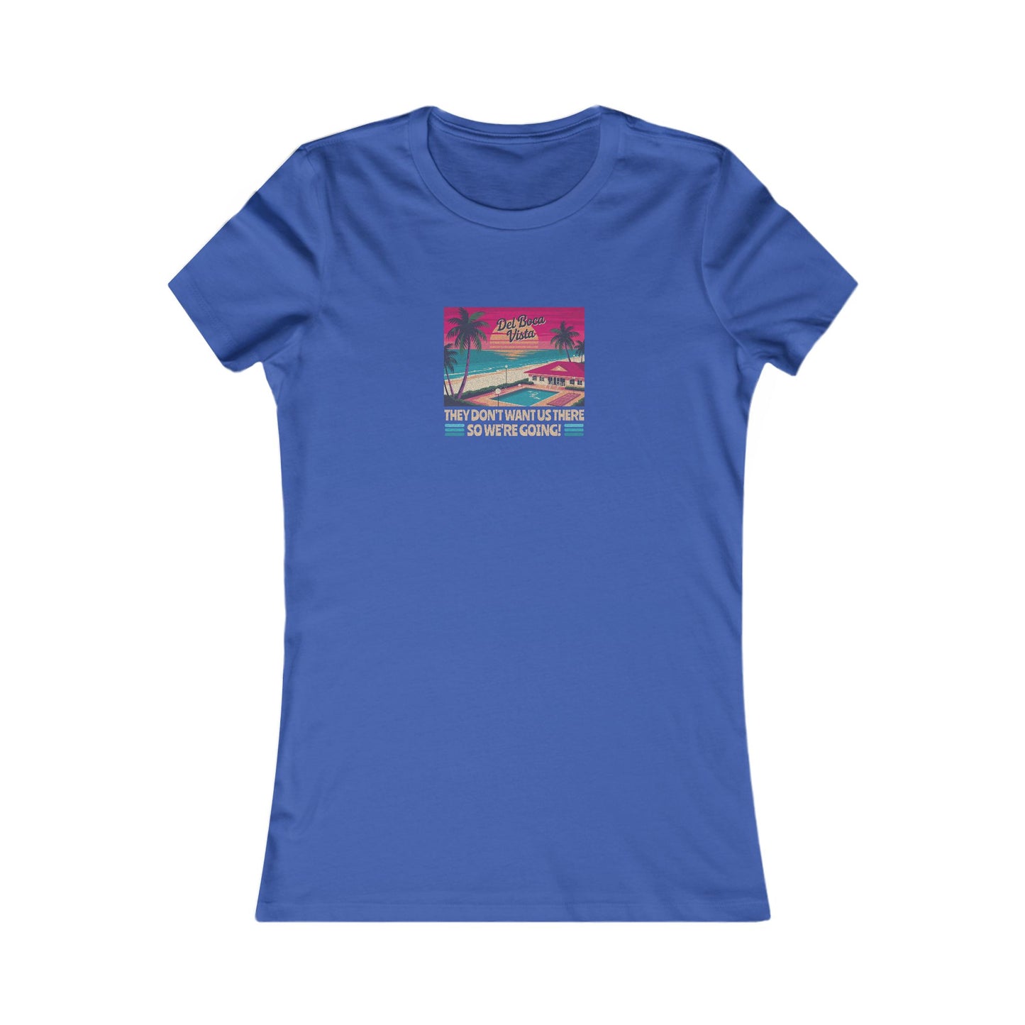 Del Boca Vista (We’re Going!) — Seinfeld Retro Women's Tee (Dark)