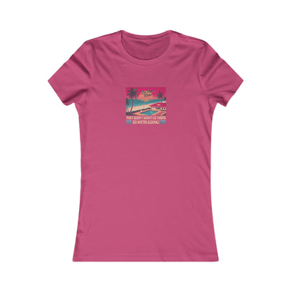 Del Boca Vista (We’re Going!) — Seinfeld Retro Women's Tee (Dark)