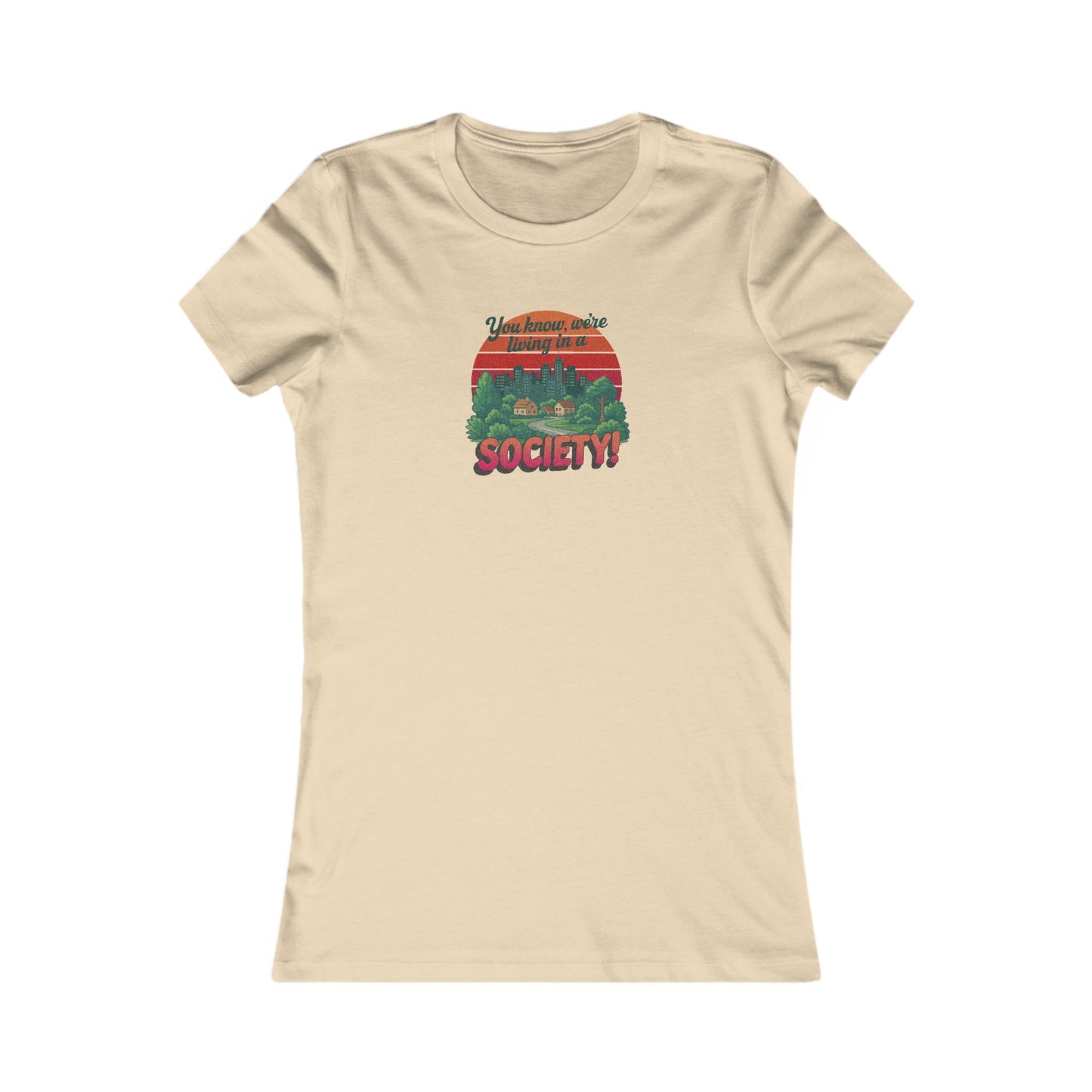 We’re Living in a Society! — Seinfeld Retro Women's Tee (Light)