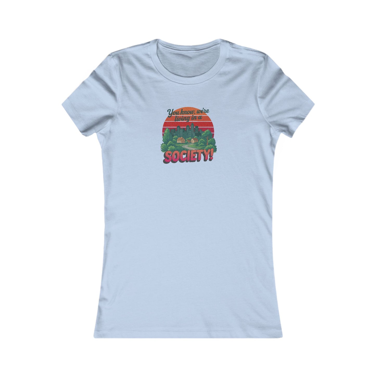 We’re Living in a Society! — Seinfeld Retro Women's Tee (Light)