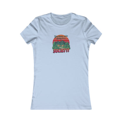 We’re Living in a Society! — Seinfeld Retro Women's Tee (Light)