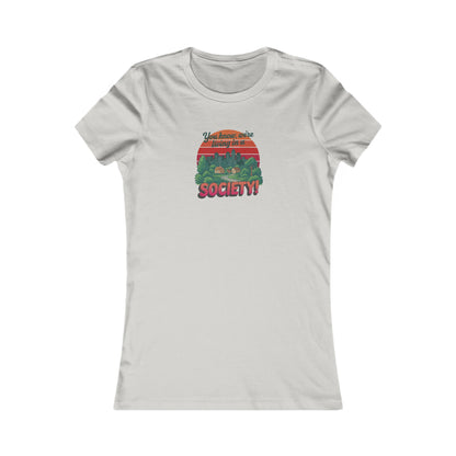 We’re Living in a Society! — Seinfeld Retro Women's Tee (Light)