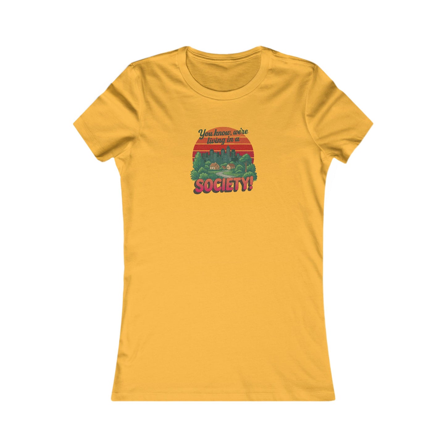 We’re Living in a Society! — Seinfeld Retro Women's Tee (Light)
