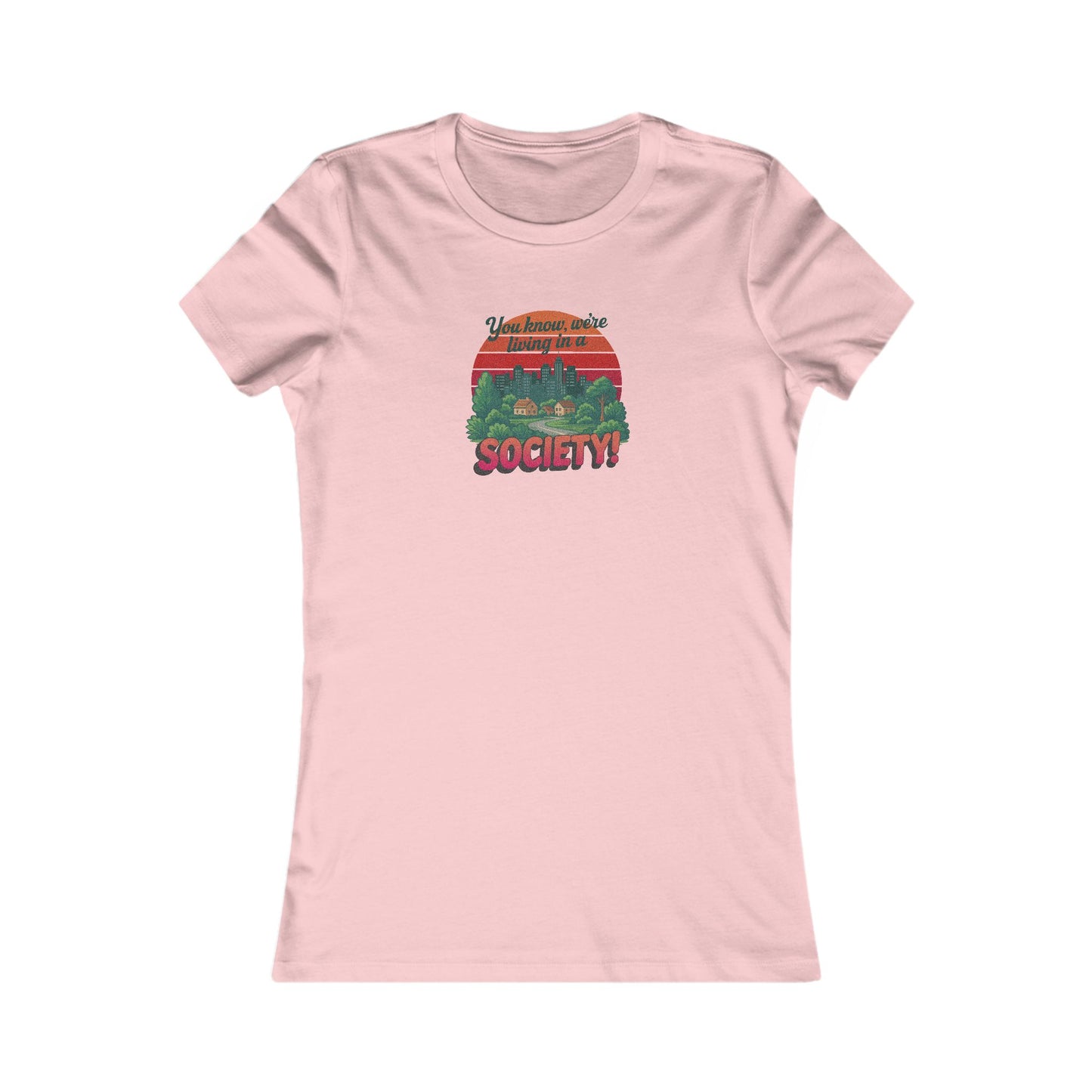 We’re Living in a Society! — Seinfeld Retro Women's Tee (Light)