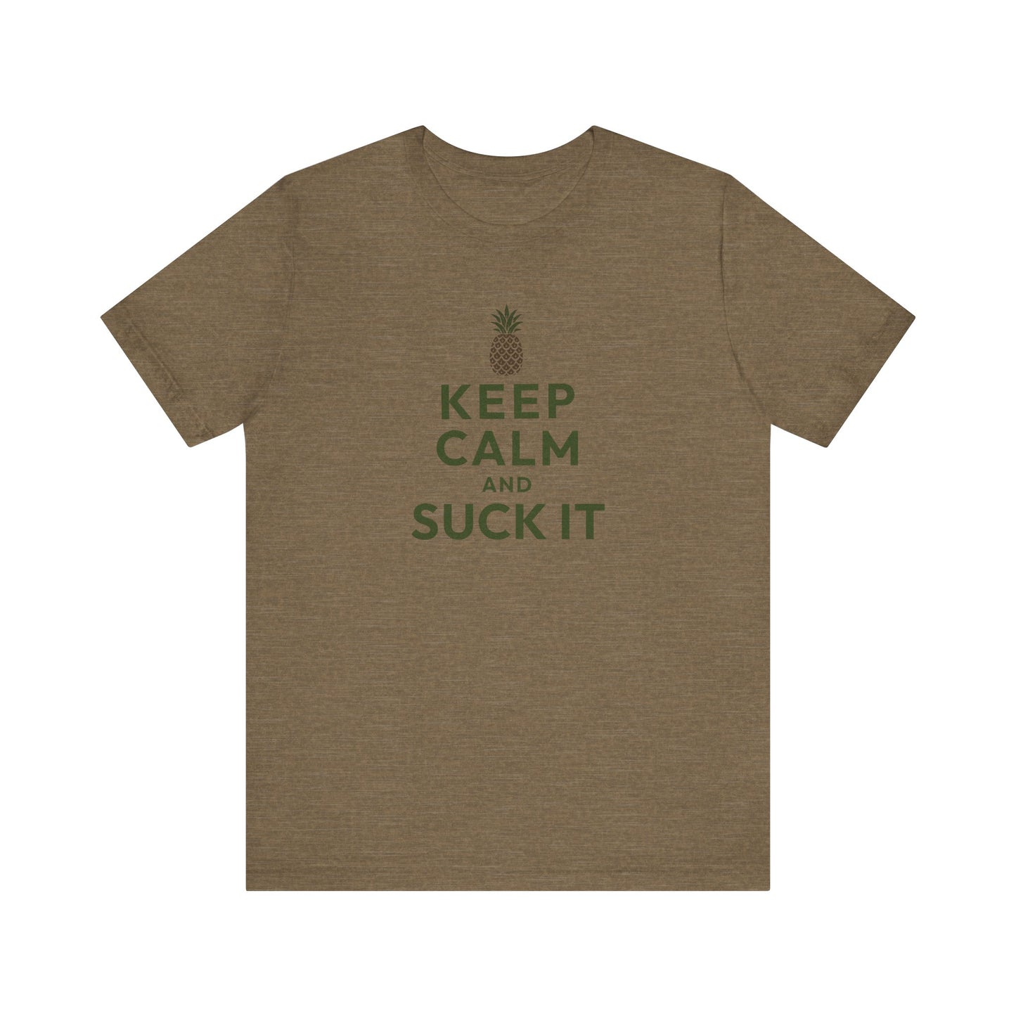 Keep Calm and Suck It — Psych Retro Tee (Light)