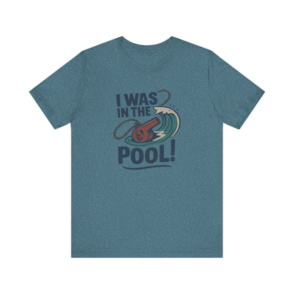 I Was in the Pool! — George Costanza Shrinkage Retro Tee (Light)