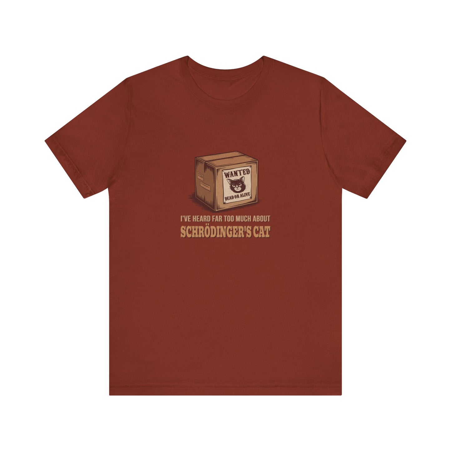 Schrödinger’s Cat — Big Bang Theory Retro Tee (Dark)