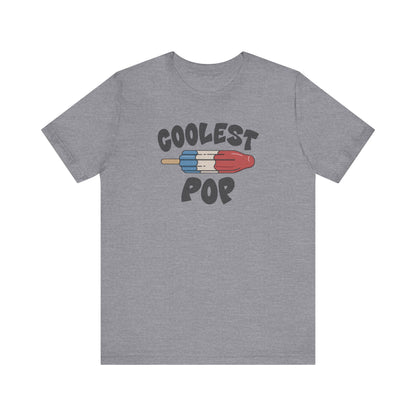 Coolest Pop Shirt — Funny Dad Gift, Retro Ice Pop Tee