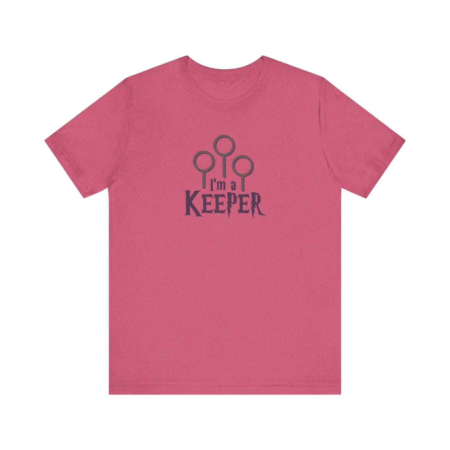 I’m a Keeper — Harry Potter Quidditch Retro Tee (Light)