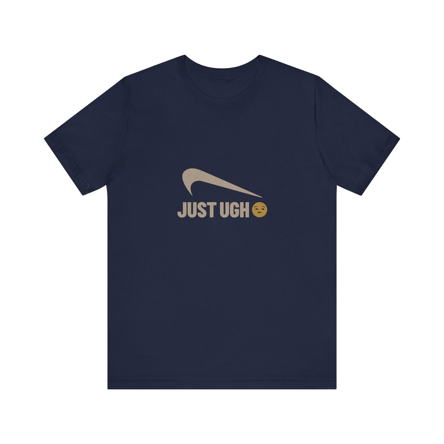 Just Ugh 😒 Athletic Parody — Retro Workout Tee (Dark)