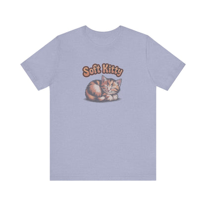 Soft Kitty Sick-Day Lullaby — Big Bang Theory Retro Tee (Light)