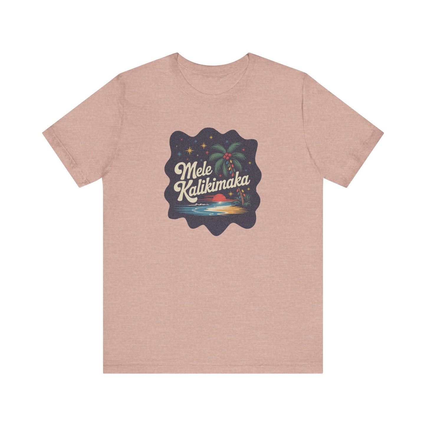 Mele Kalikimaka — Retro Hawaiian Christmas Tee (Light)