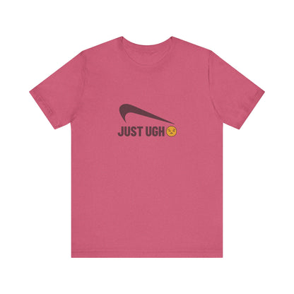 Just Ugh 😒 Athletic Parody — Retro Workout Tee (Light)