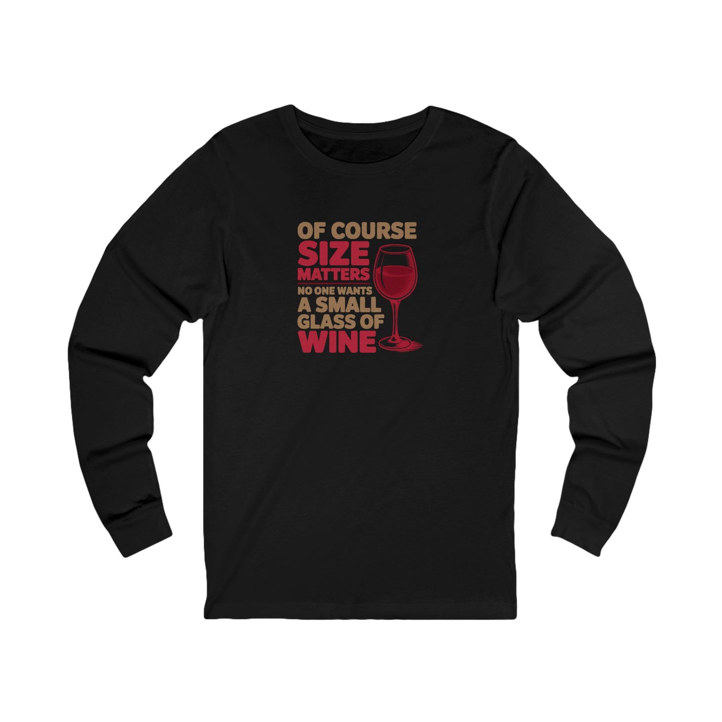 Big Glass Energy — Wine Lover Retro Long Sleeve (Dark)