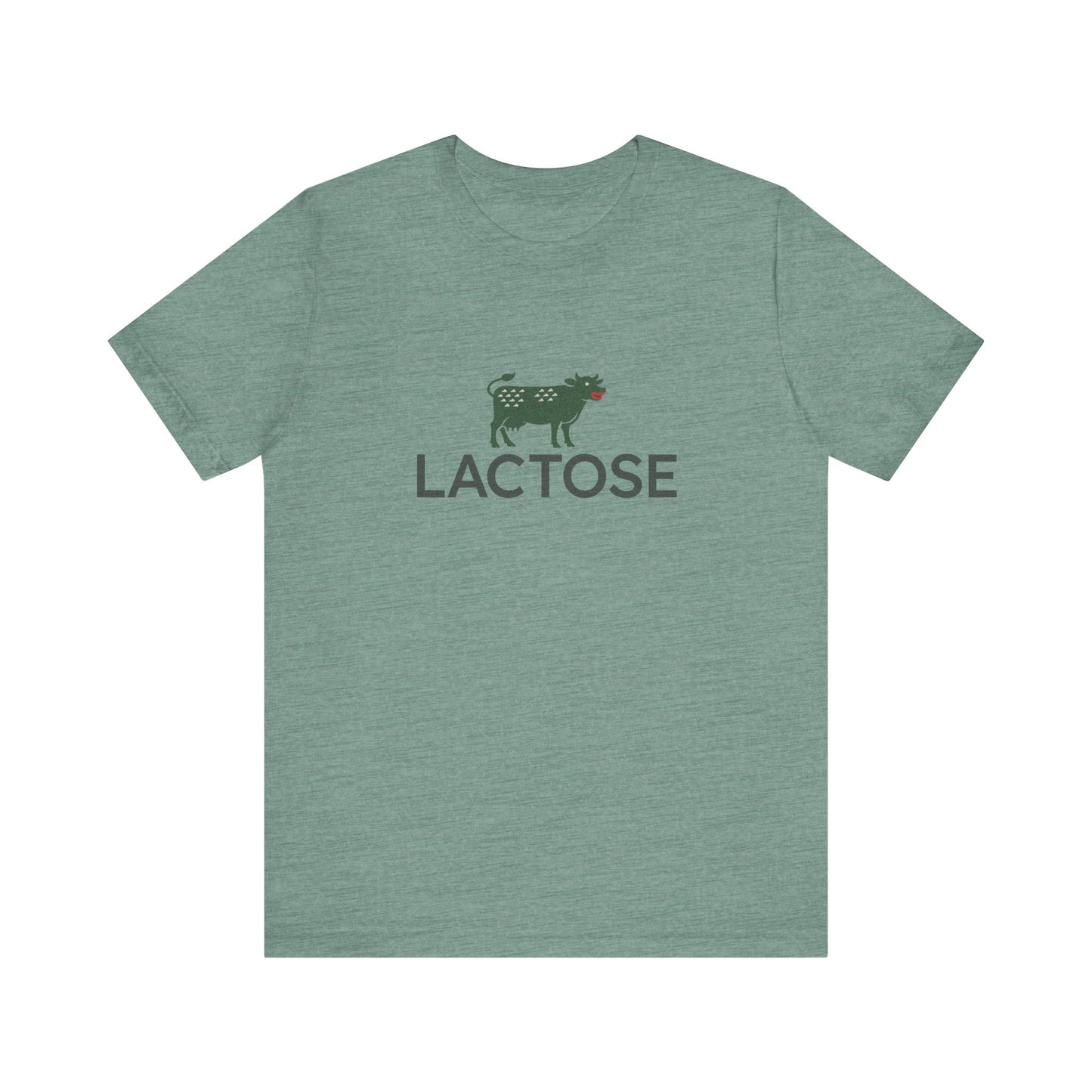 Life is a Beautiful… Typo – LACTOSE Logo Parody Retro Tee (Light)