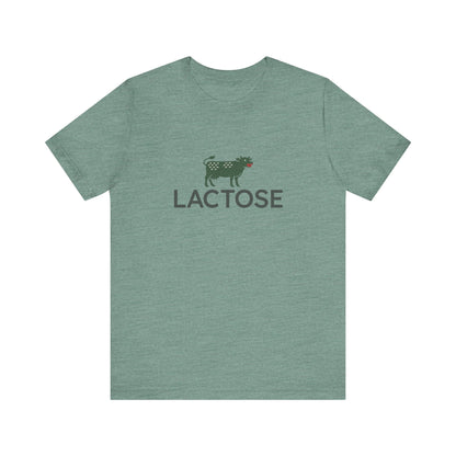 Life is a Beautiful… Typo – LACTOSE Logo Parody Retro Tee (Light)