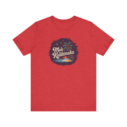 Mele Kalikimaka — Retro Hawaiian Christmas Tee (Light)