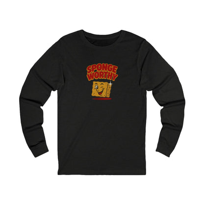 Spongeworthy — Seinfeld Retro Cartoon Long Sleeve (Dark)
