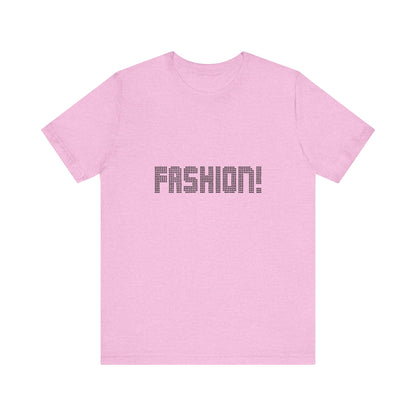 FASHION! — Psych Faux Rhinestones Retro Tee (Light)