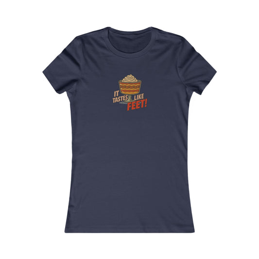 It Tastes Like Feet! — Thanksgiving Trifle Retro Women's Tee (Dark)