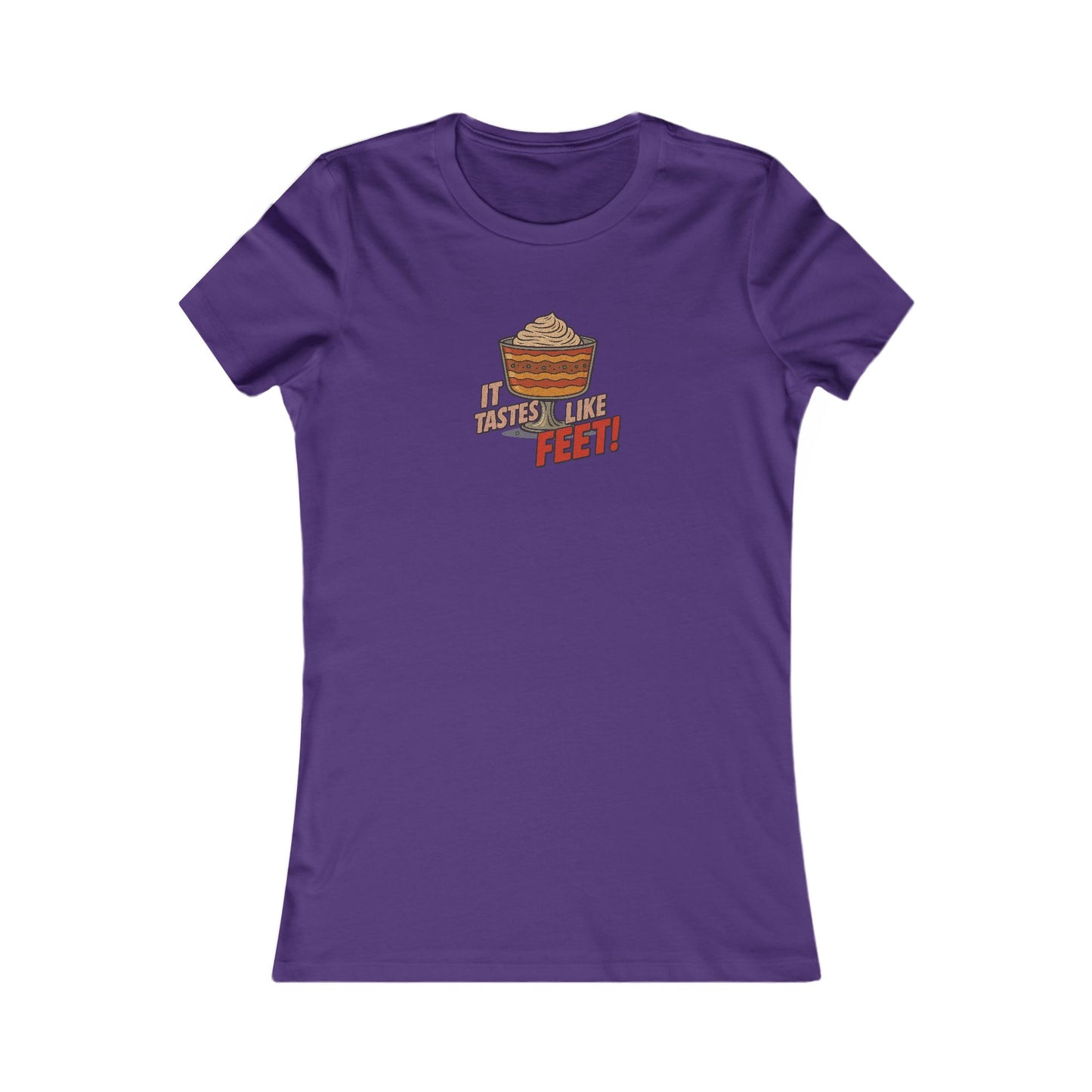 It Tastes Like Feet! — Thanksgiving Trifle Retro Women's Tee (Dark)