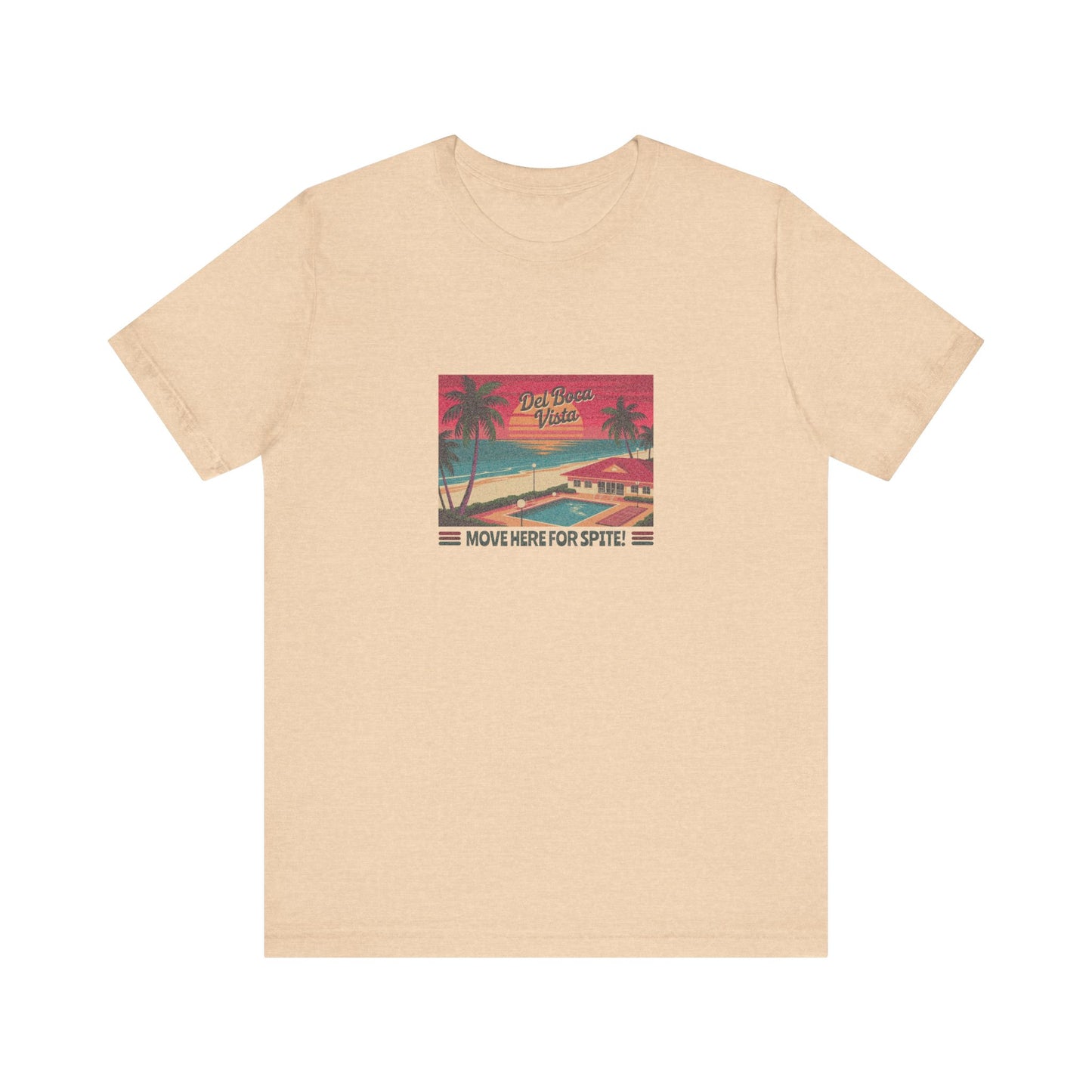 Del Boca Vista (Move Here For Spite!) — Seinfeld Retro Tee (Light)