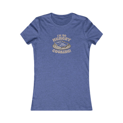 I'm So Hungry, I Could Eat My Own Cooking — Retro Women's Tee (Dark)