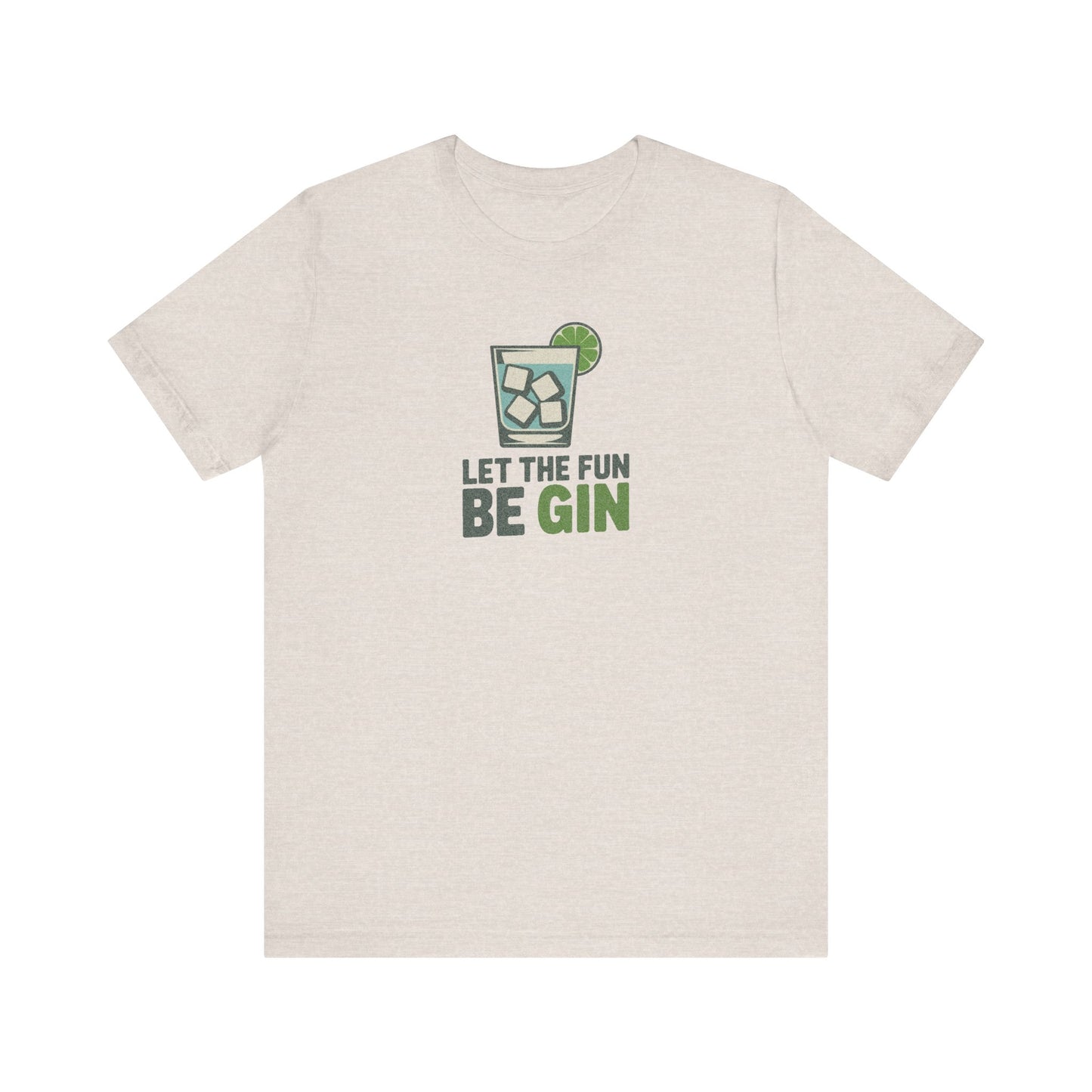 Party Starter: Let the Fun Be Gin – Cocktail Retro Tee (Light)