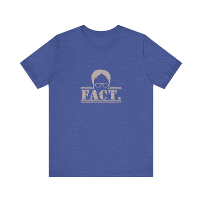 Dwight Schrute FACT. — The Office-Inspired Retro Tee (Dark)