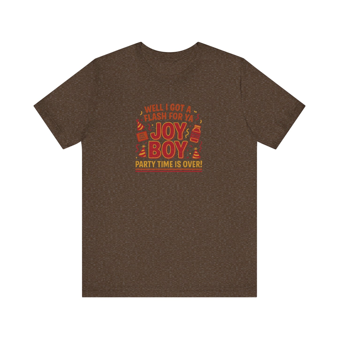 Joy Boy — Seinfeld Library Investigator Retro Tee (Dark)