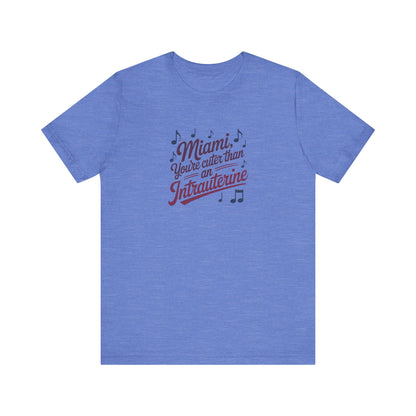 Cuter Than An Intrauterine — Golden Girls Retro Tee (Light)