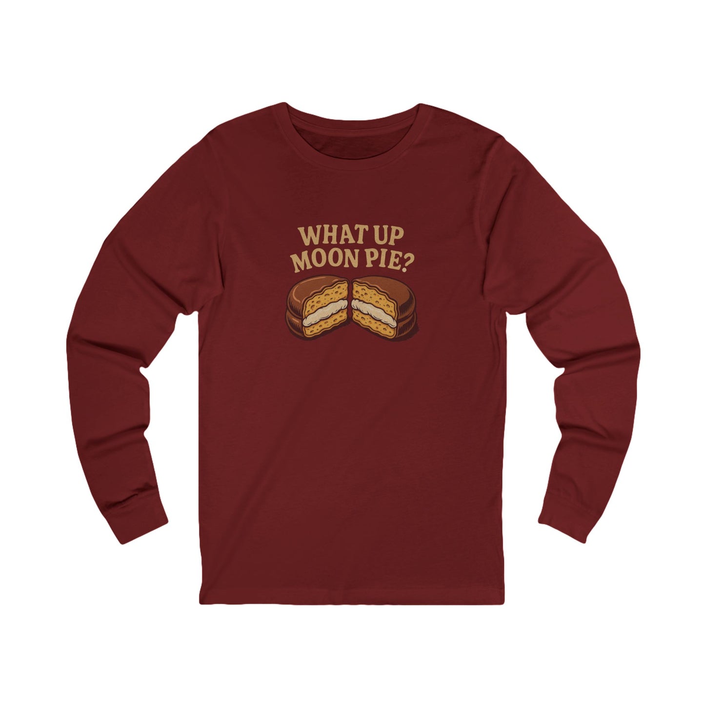 What Up, Moon Pie? — Big Bang Theory Retro Long Sleeve (Dark)