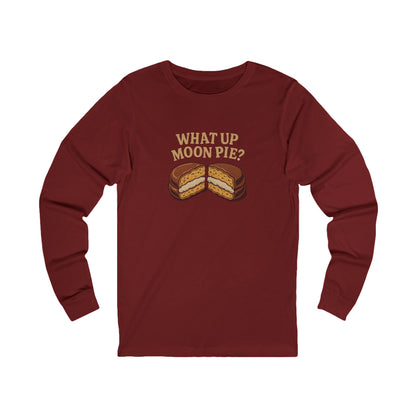 What Up, Moon Pie? — Big Bang Theory Retro Long Sleeve (Dark)